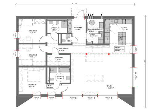 Oryginalny, designerski projekt domu niskoenergetycznego